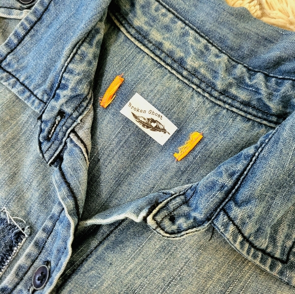 Broken Ghost Denim Dress - Picture 5 of 5